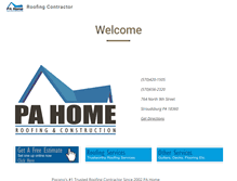 Tablet Screenshot of pa-homeimprovements.com
